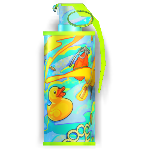 Smoke Grenade with Season 18 Bullet Storm skin