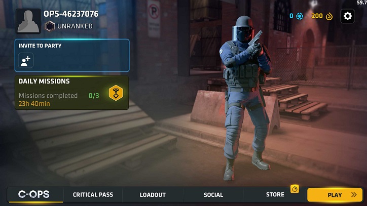 critical ops pc check connection